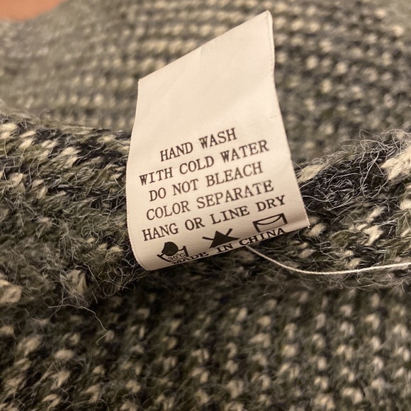 Dreamers Long Line Cardigan Camo Open Front Long Sleeves Sweater - Picture 6 of 6